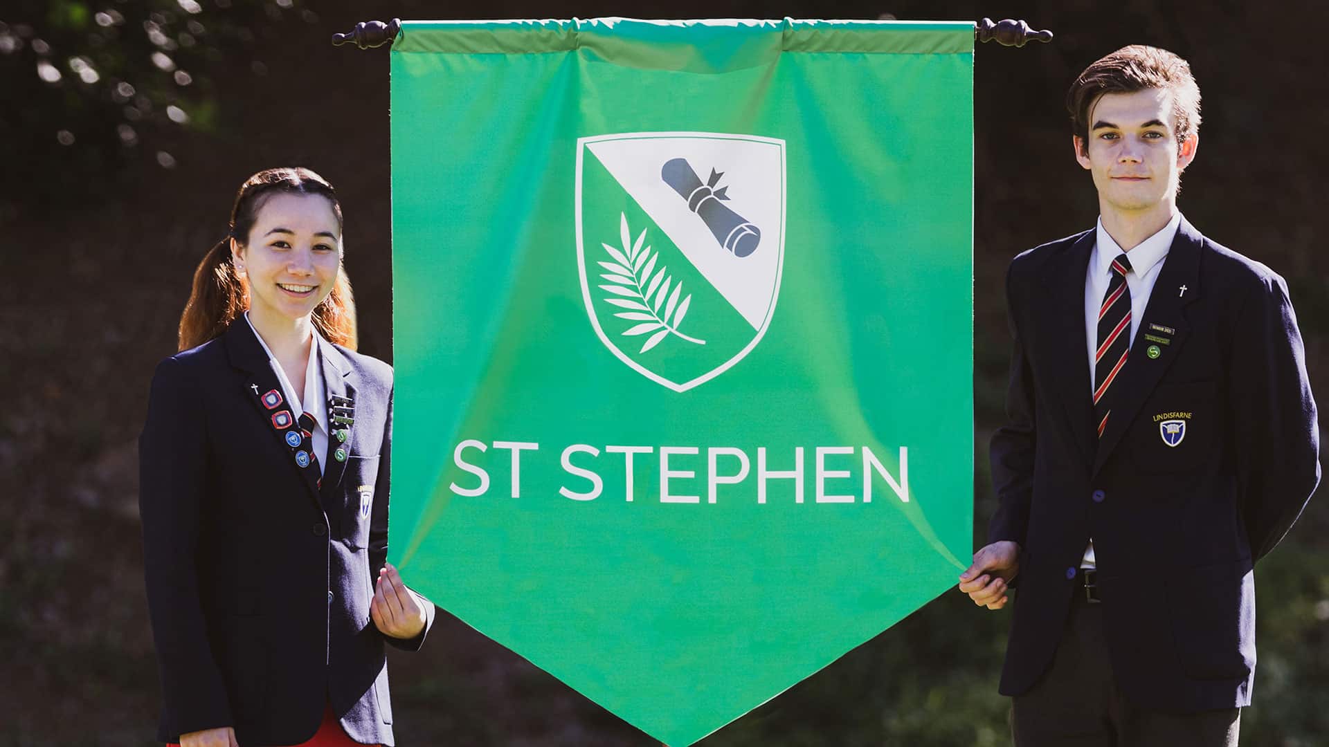 The new St Stephen house banner